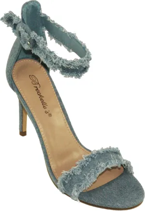 Breckelle's Women's Paso-19 Adjustable Ankle Strap Dress High Heel Sandals