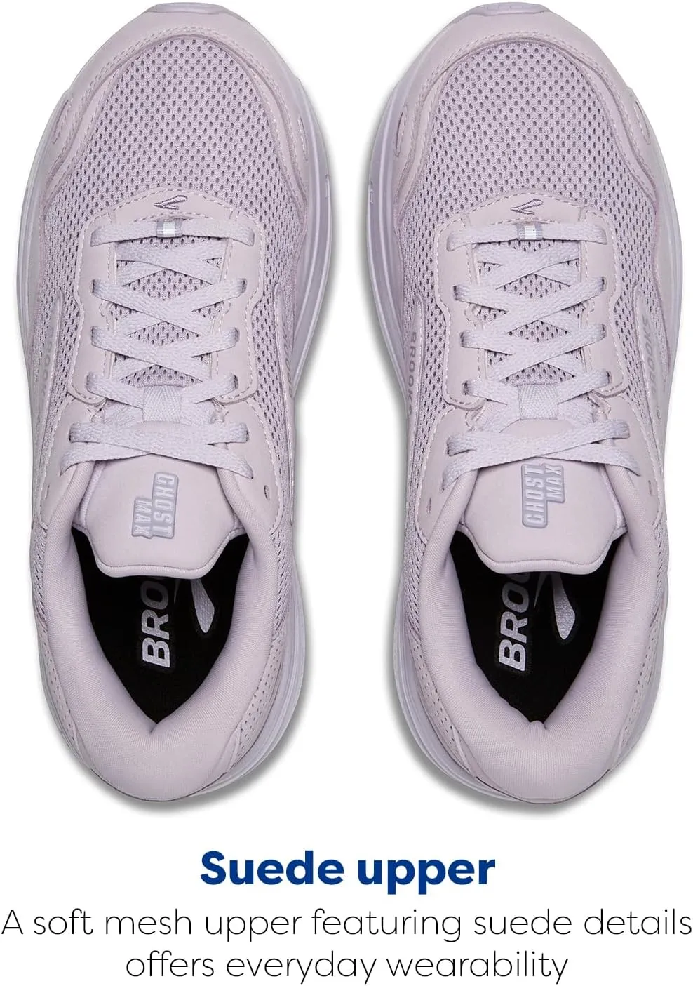 Brooks Women's Ghost Max Suede/Leather Neutral Running & Walking Shoe
