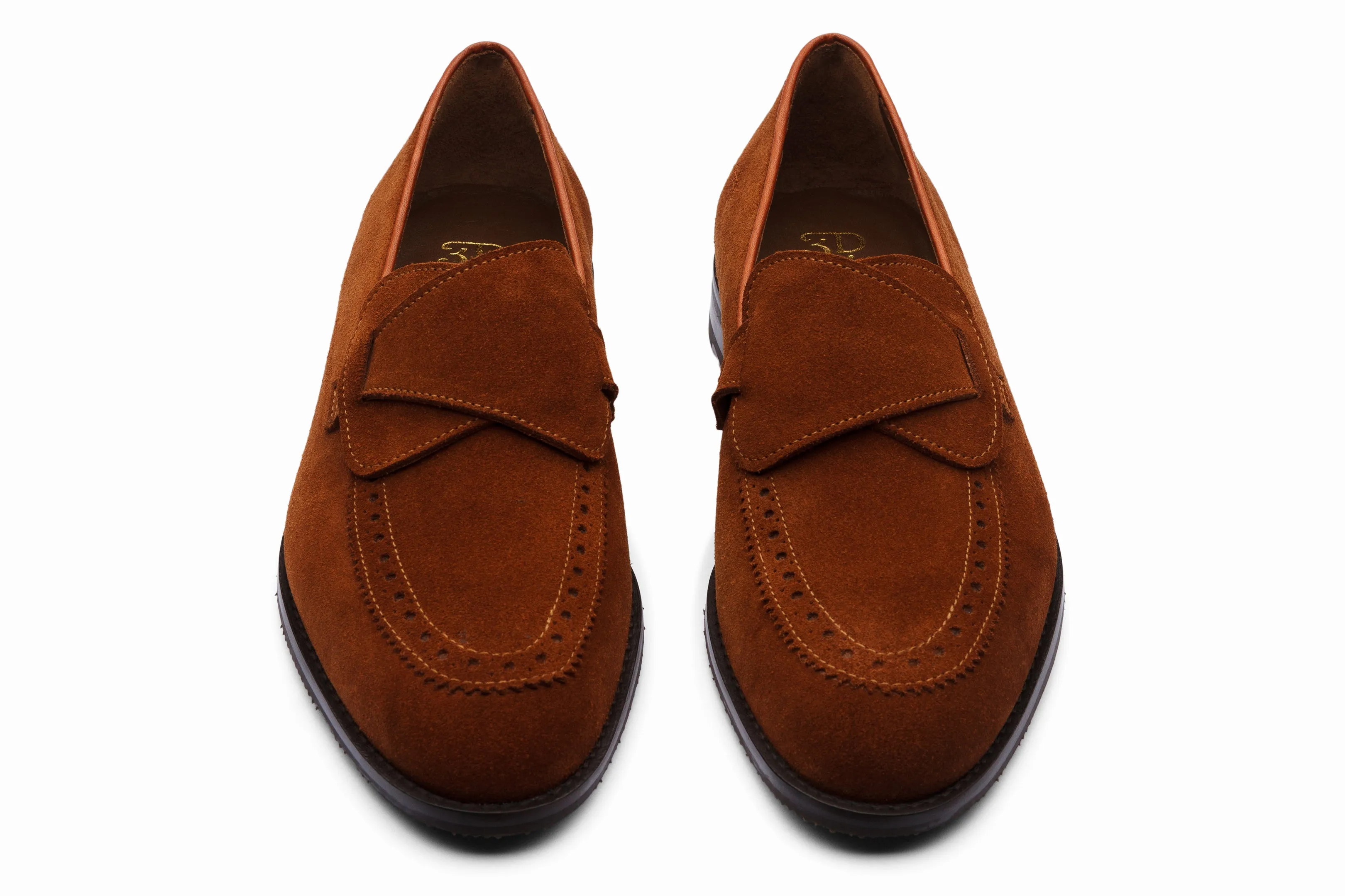 Butterfly Loafers - Brown Suede