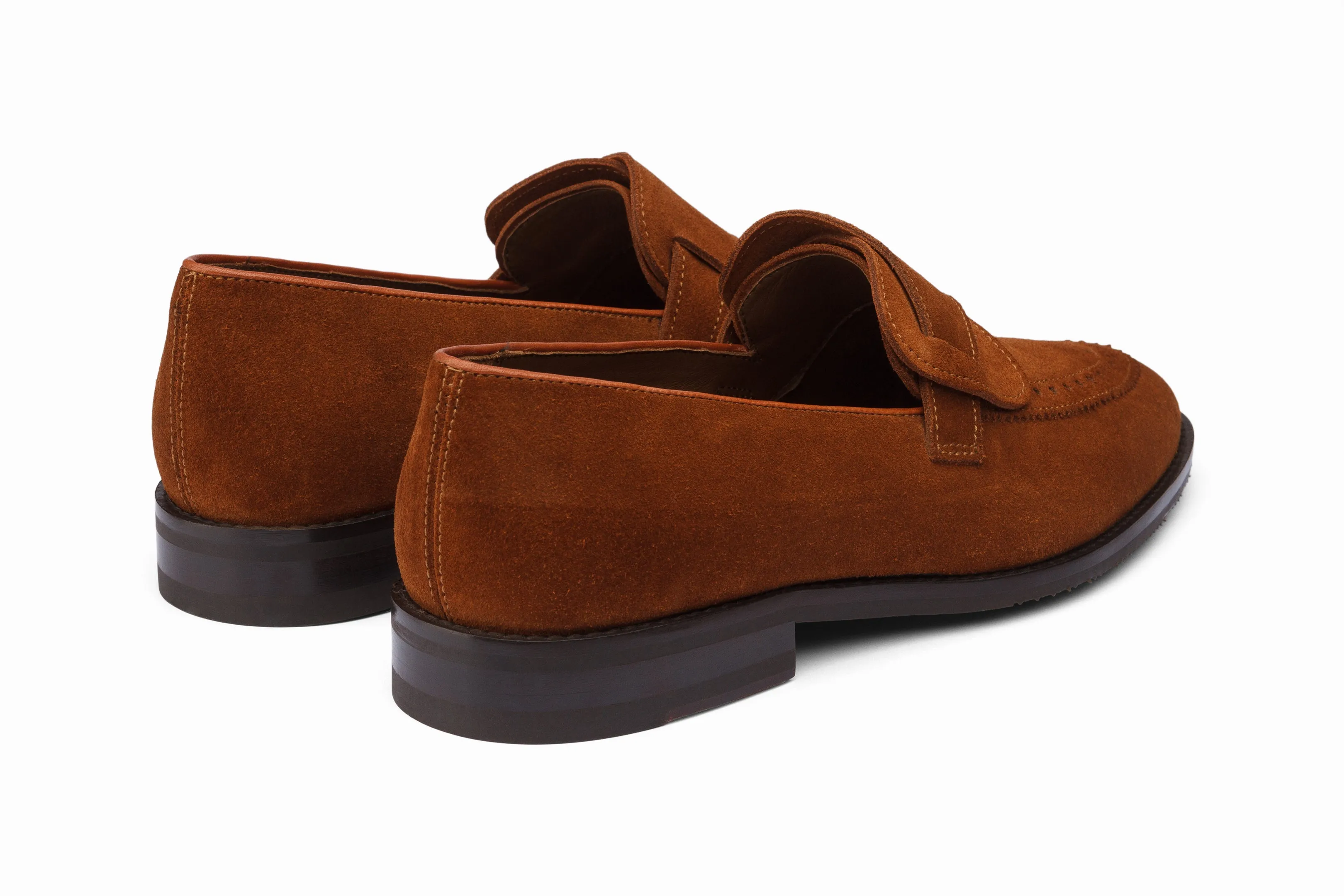 Butterfly Loafers - Brown Suede