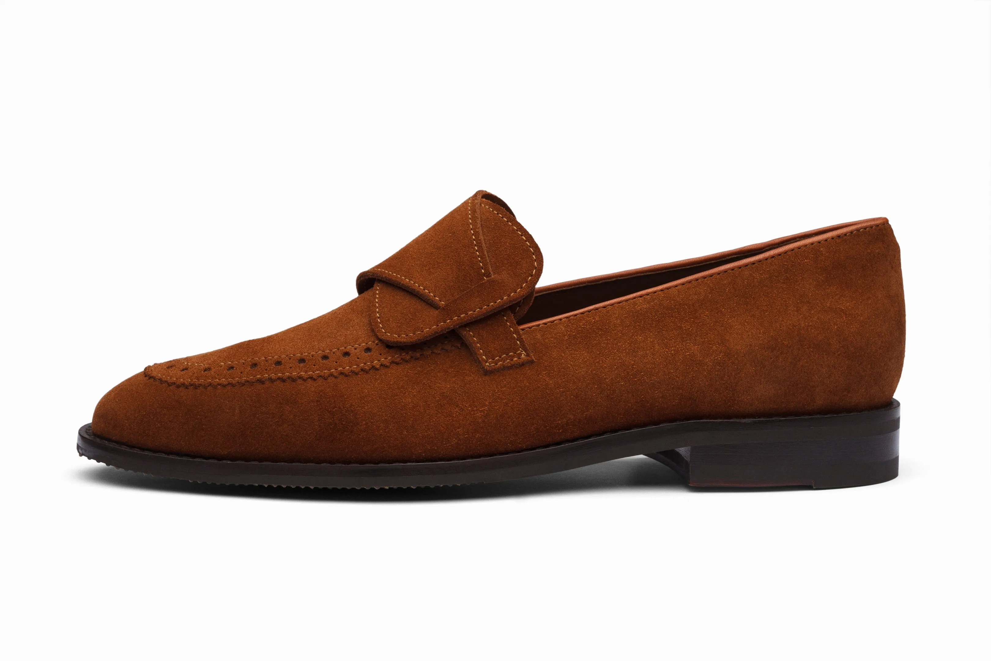 Butterfly Loafers - Brown Suede