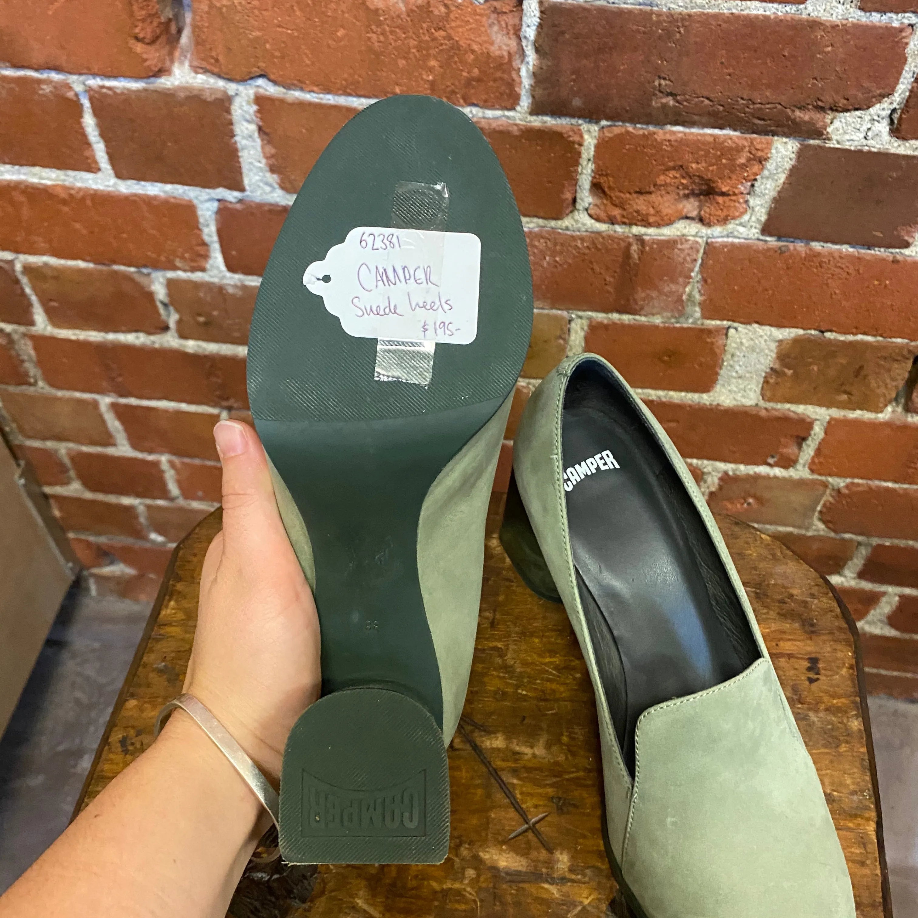 CAMPER clear heel loafers