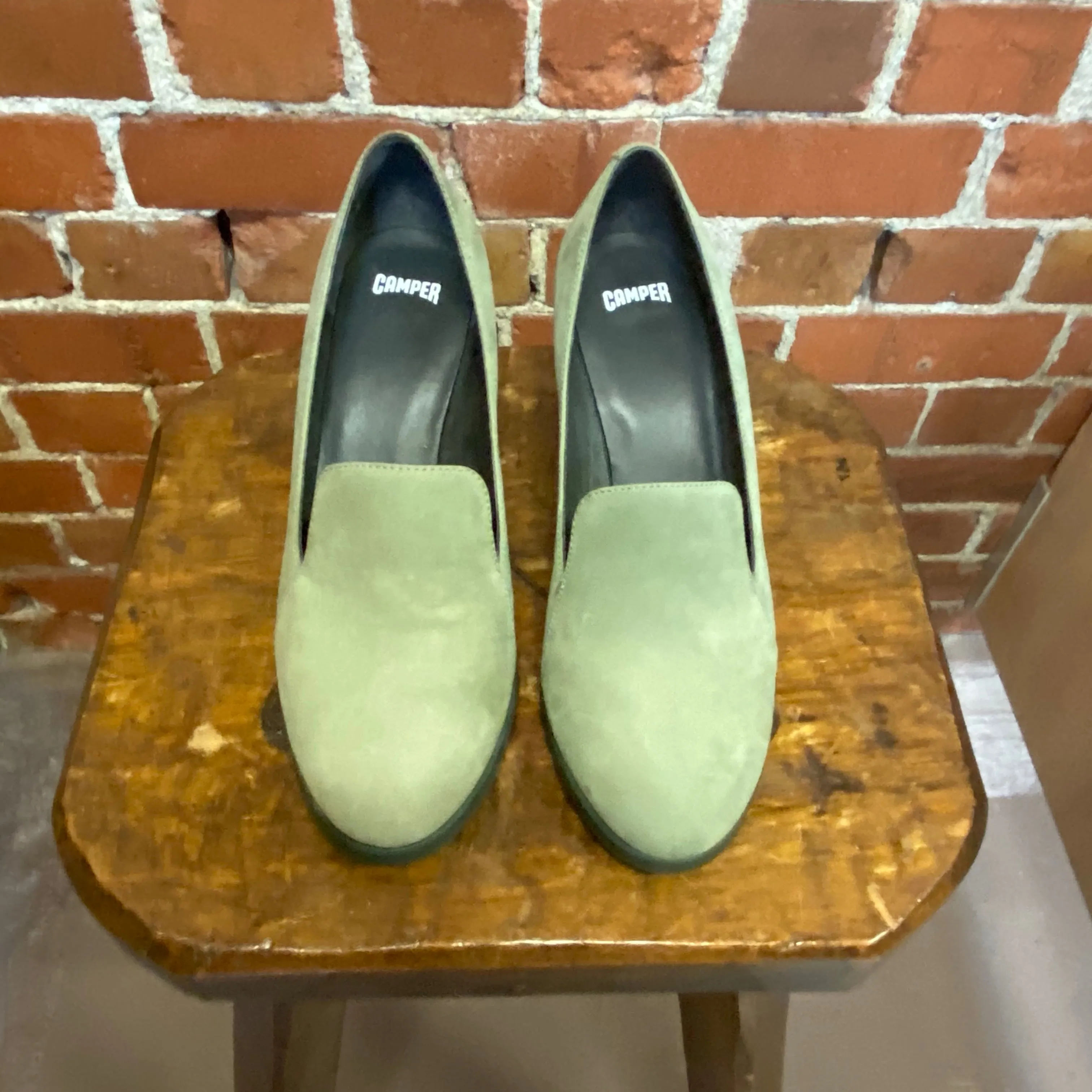 CAMPER clear heel loafers