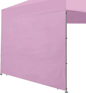 Canopy Tent Sidewalls for 10×10 Pop Up Canopy, Instant Canopy SunWall with Waterproof and UV Protection Layer, Straight Leg Canopy Shade Wall, 1 Pack Sidewall Only(LightPink)