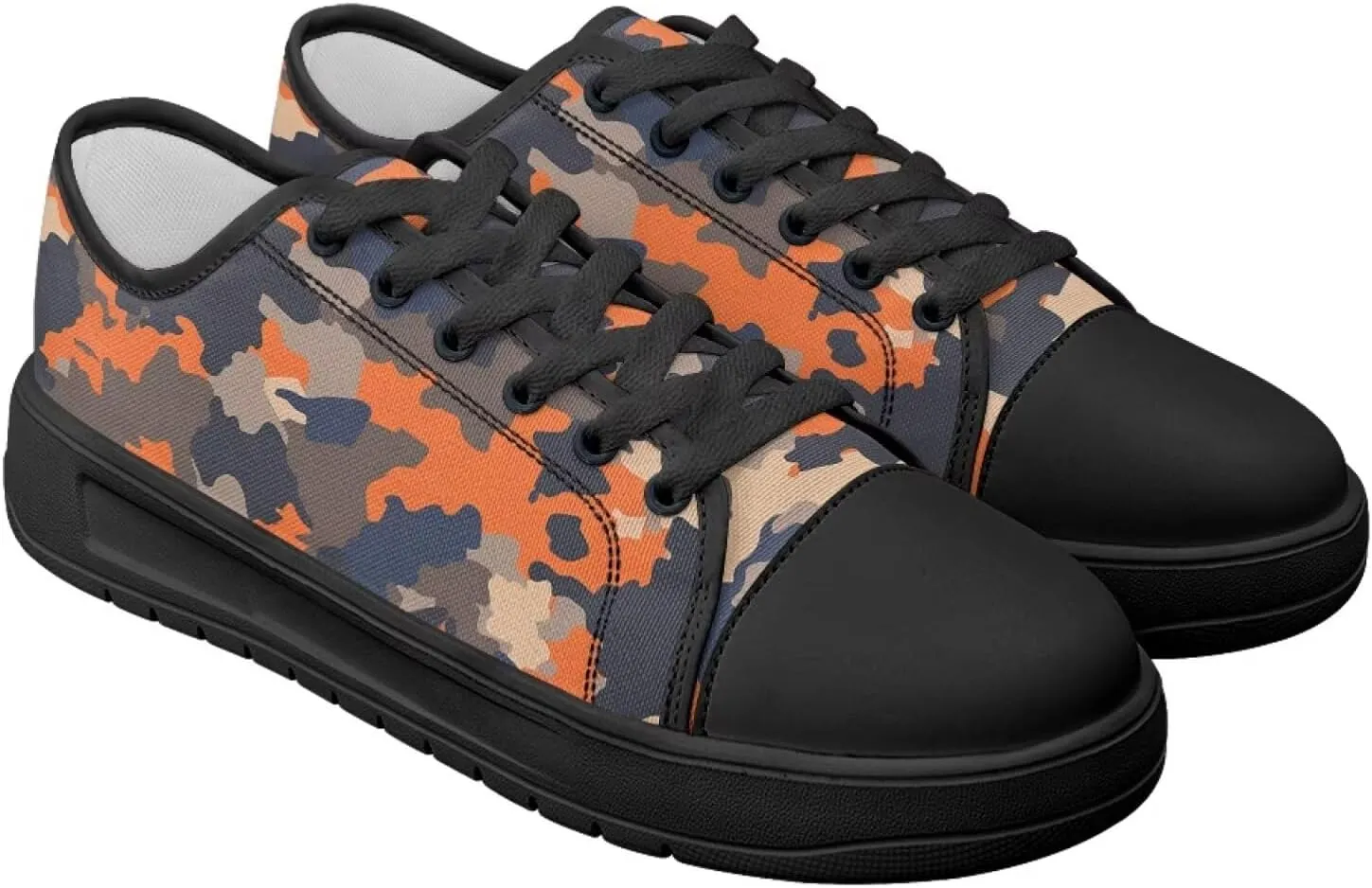 Canvar Shoes for Women Men Lace up Low Top Platform Sneakers for Walking Hiking Running