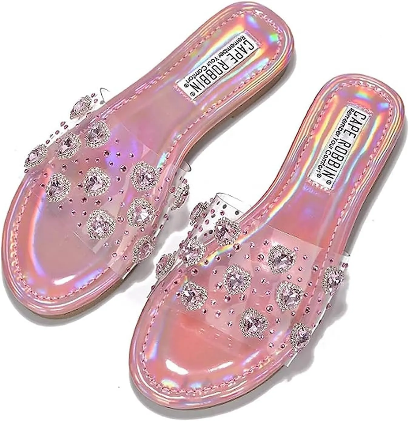 Cape Robbin Pierce The Ultimate Edgy Slides Flat Sandal Gold Studded Mule