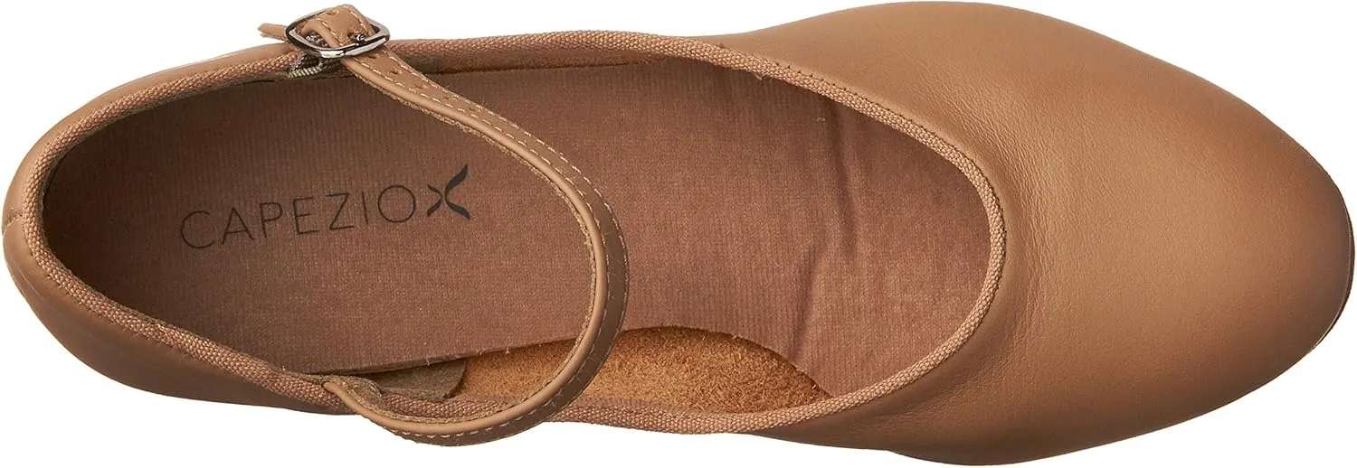 Capezio Women's 459 Suede Sole Jr. Footlight Character Shoe