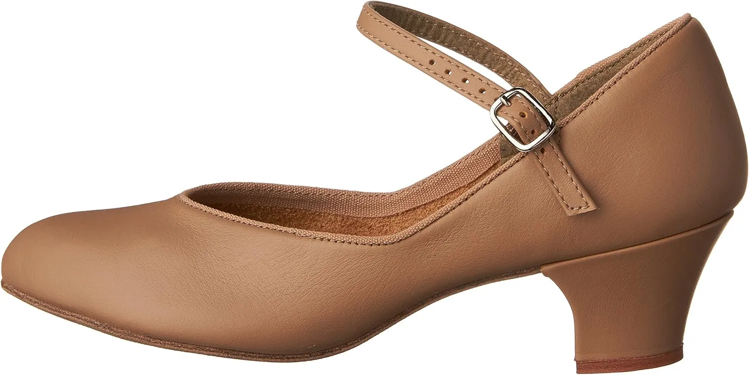 Capezio Women's 459 Suede Sole Jr. Footlight Character Shoe