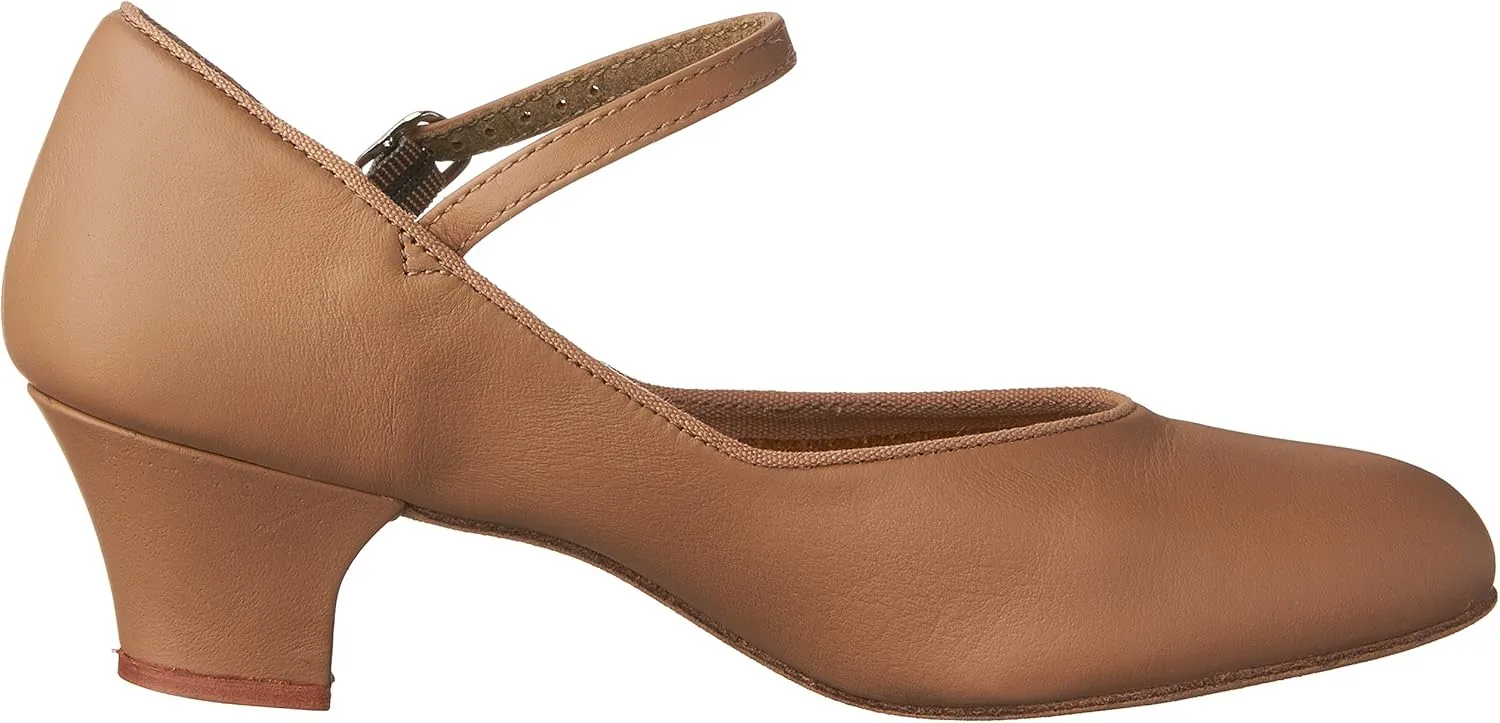 Capezio Women's 459 Suede Sole Jr. Footlight Character Shoe
