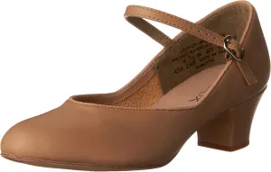 Capezio Women's 459 Suede Sole Jr. Footlight Character Shoe