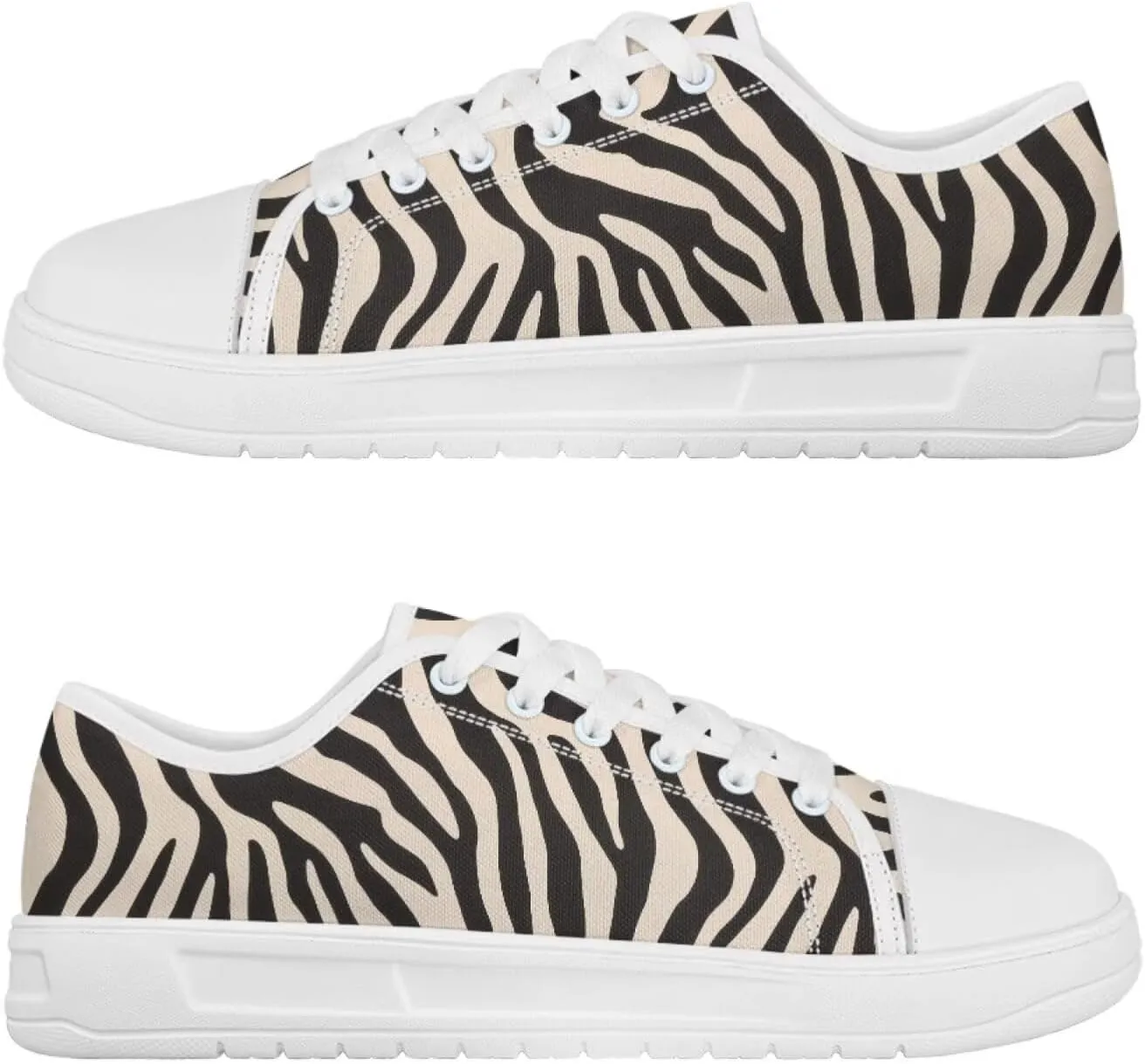 Classic Fashion Sneakers Canvas Shoes for Women Lace Up Low Top Canvas Casual Sneakers Lightweight Breathable Wide Toe Shoes