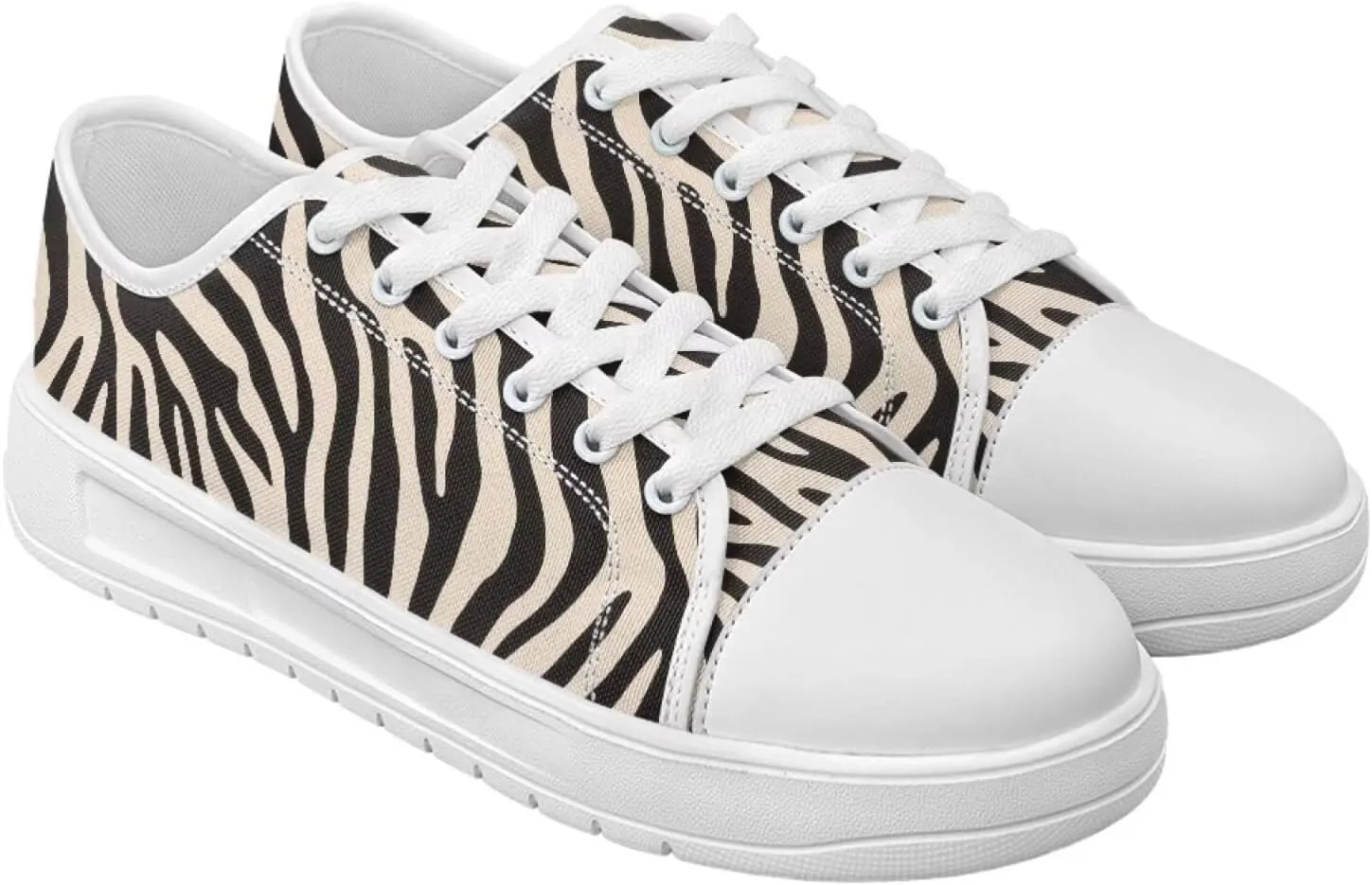 Classic Fashion Sneakers Canvas Shoes for Women Lace Up Low Top Canvas Casual Sneakers Lightweight Breathable Wide Toe Shoes