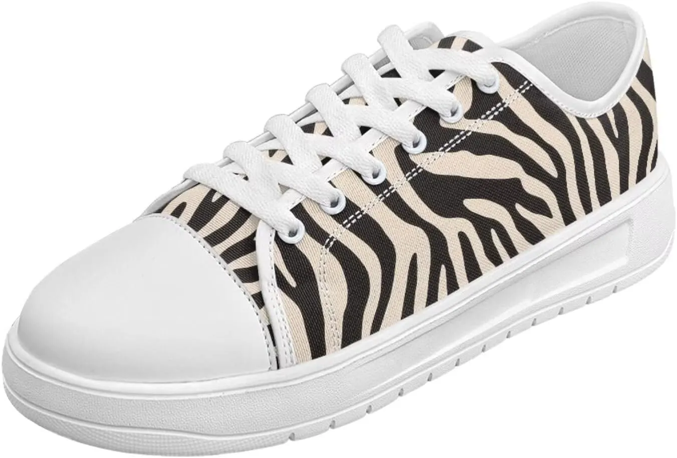 Classic Fashion Sneakers Canvas Shoes for Women Lace Up Low Top Canvas Casual Sneakers Lightweight Breathable Wide Toe Shoes