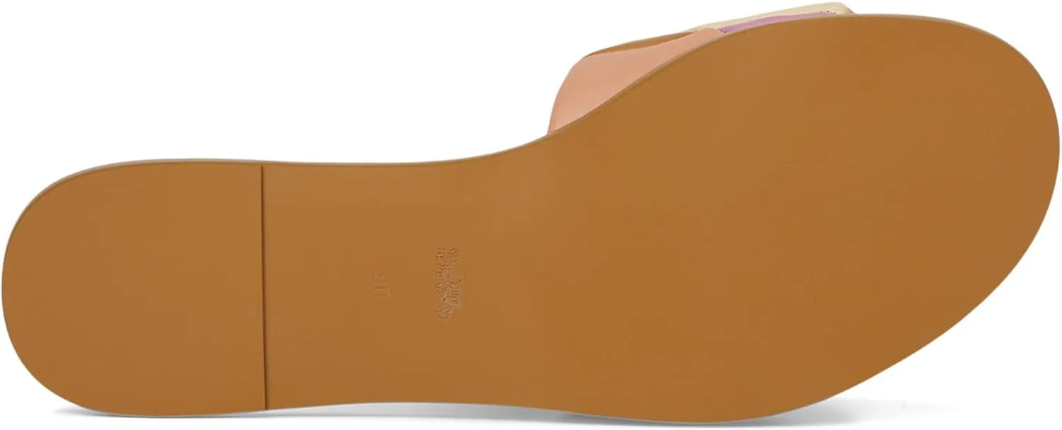 Coach Women's Quilted Denim Holly Sandal Flat
