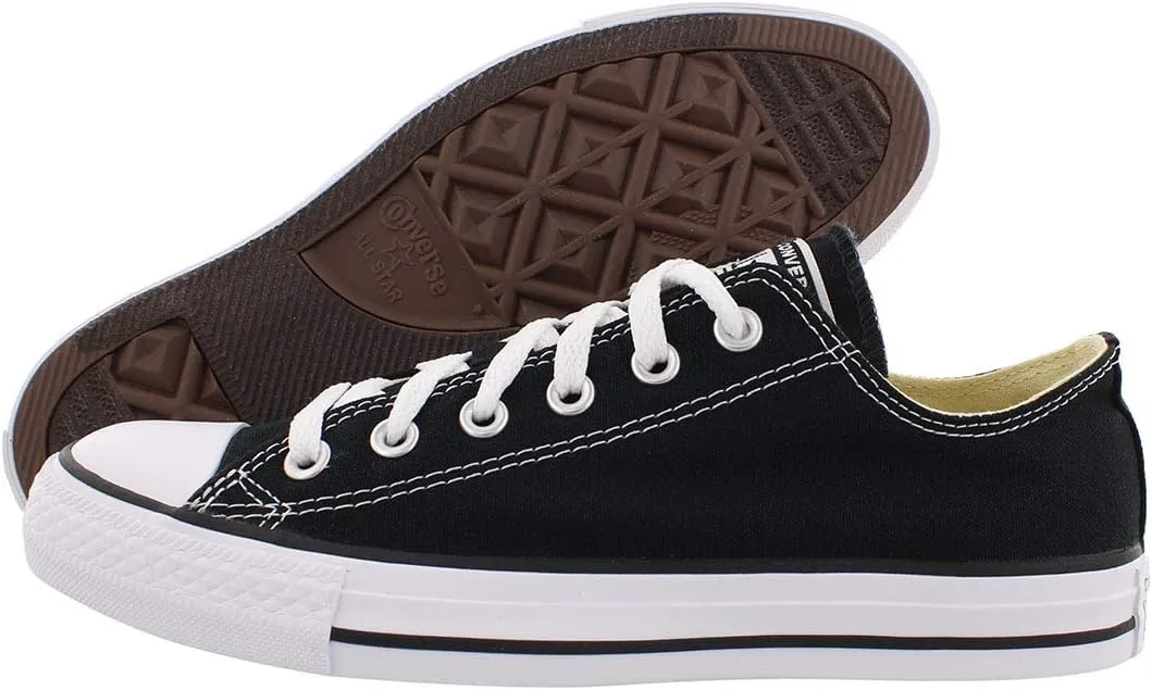 Converse Chuck Taylor All Star Low Top, Black/White, 9 Women/7 Men