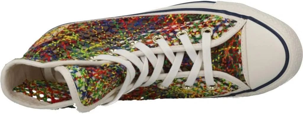 Converse Chuck Taylor All Star Unisex Multicolor Canvas Knit Sneakers