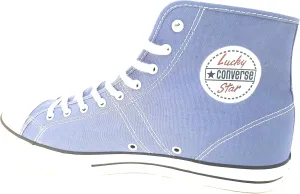 Converse Lucky Star Unisex Ozone Blue Canvas High Top Sneakers Size