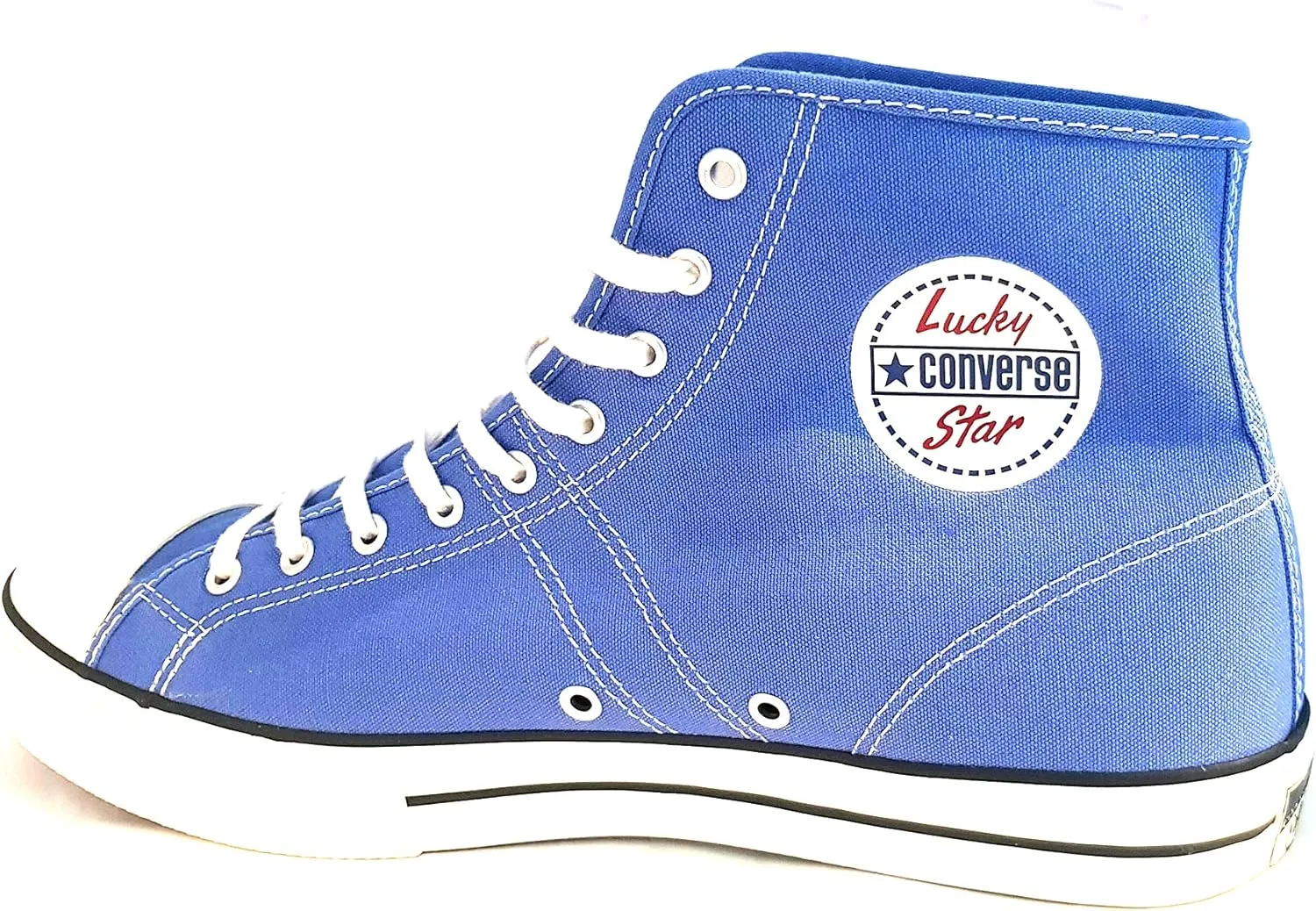 Converse Lucky Star Unisex Ozone Blue Canvas High Top Sneakers Size
