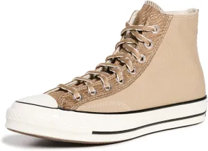 Converse Men's Chuck 70 Sneakers, Nomad Khaki/Sand Dune/Egret, Tan, 11.5 Medium US