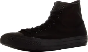 Converse Mens Chuck Taylor All Star High Top, 8.5 B(M) US Women / 6.5 D(M) US Men, Black Monochrome