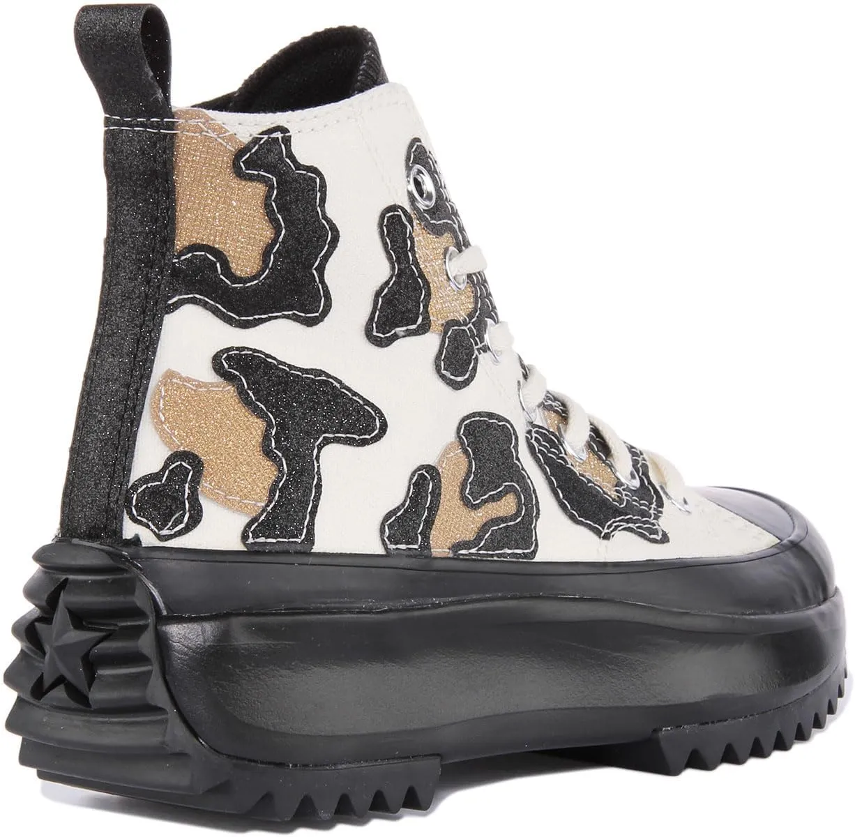 Converse Run Star Hike Hi Women's Lace Up Canvas Platform Trainers