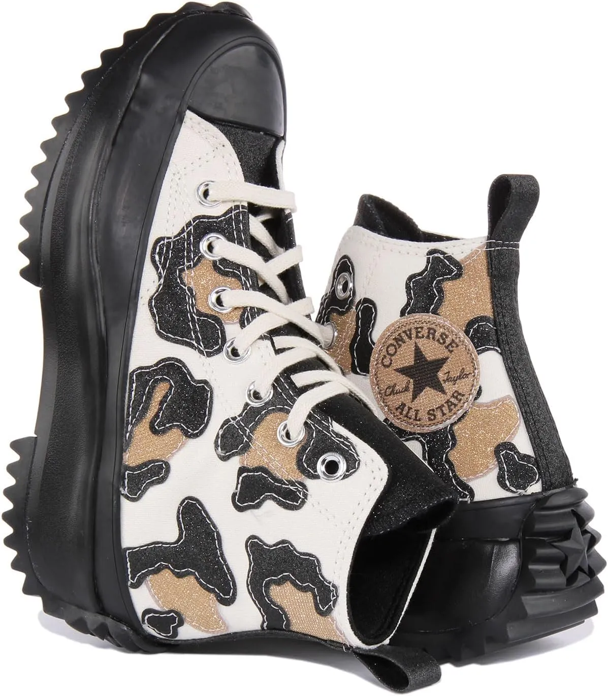 Converse Run Star Hike Hi Women's Lace Up Canvas Platform Trainers