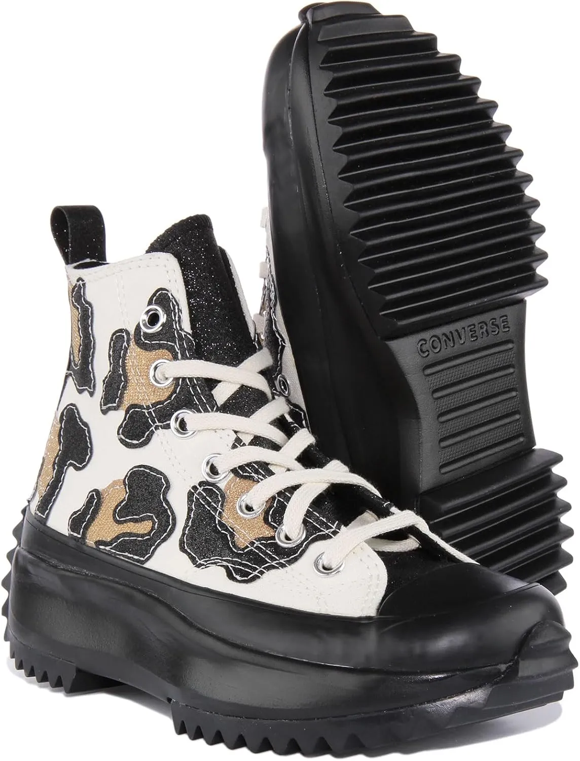 Converse Run Star Hike Hi Women's Lace Up Canvas Platform Trainers