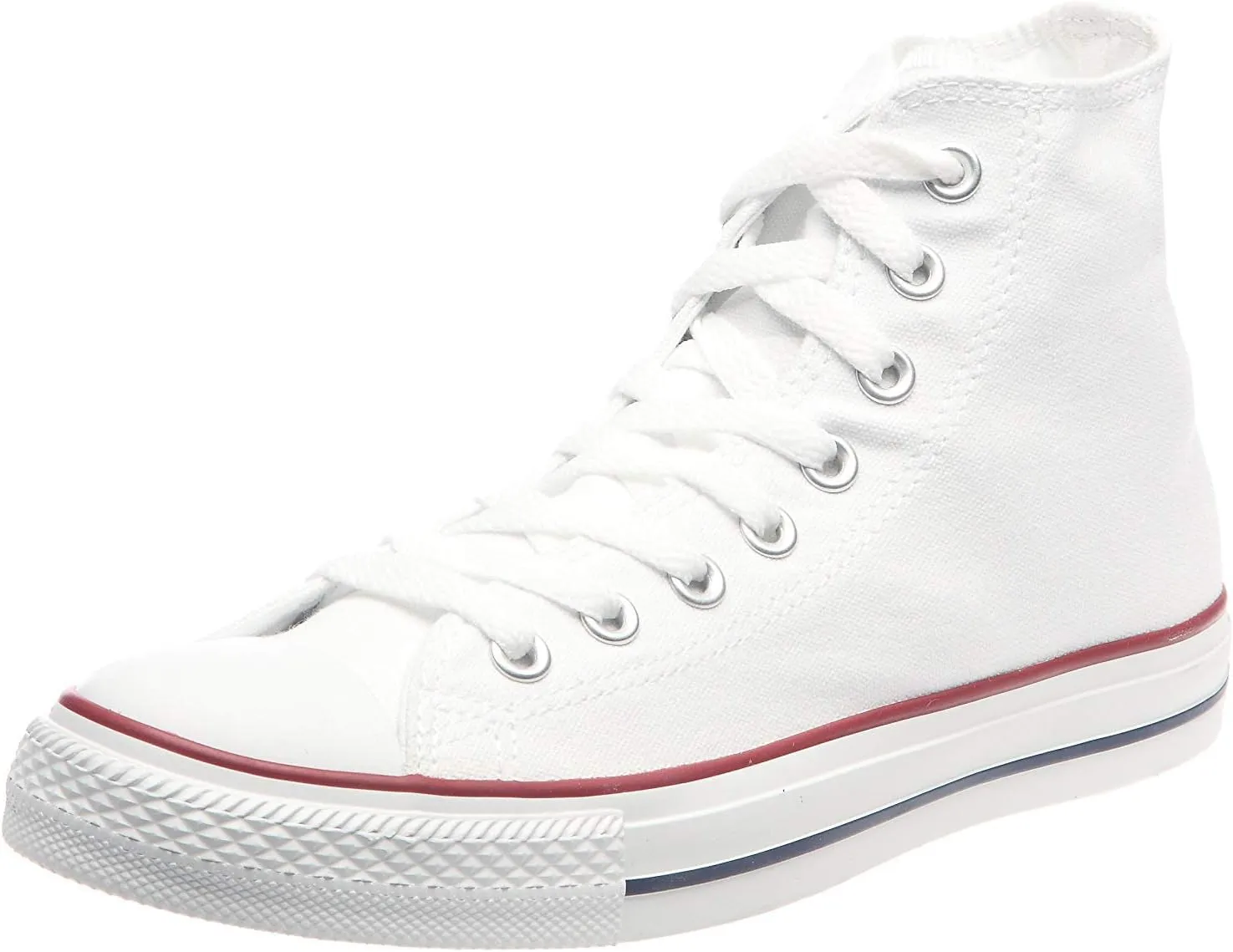 Converse Unisex Chuck Taylor All Star HI Basketball Shoe (8.5 B(M) US Women / 6.5 D(M) US Men, Optical White)