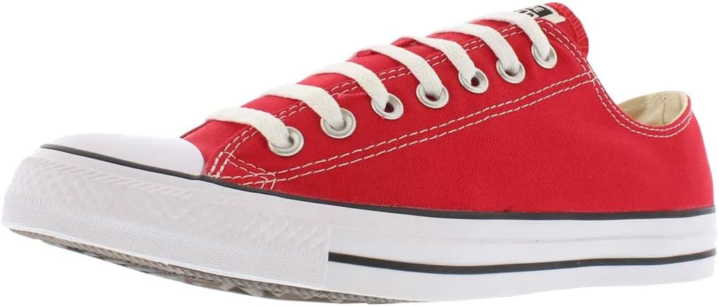 Converse Unisex Chuck Taylor All Star Ox Low Top Red Sneakers - 4 Men 6 Women