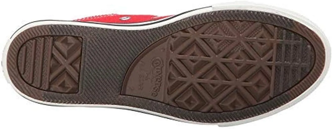 Converse Unisex Chuck Taylor All Star Ox Low Top Sneakers - Red - 6 Women / 4 Men