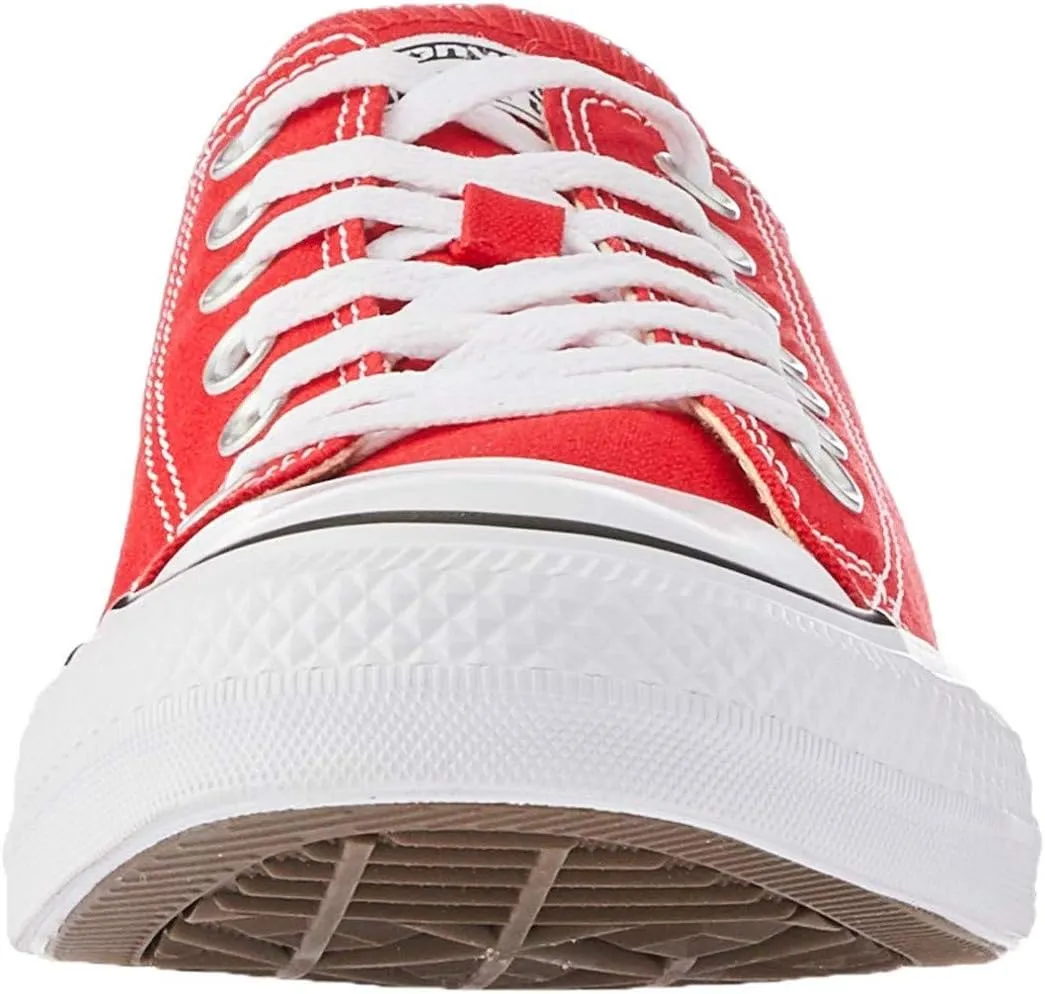 Converse Unisex Chuck Taylor All Star Ox Low Top Sneakers - Red - 6 Women / 4 Men