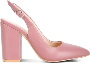 Creidne Block Heel Pointed Toe Sandals