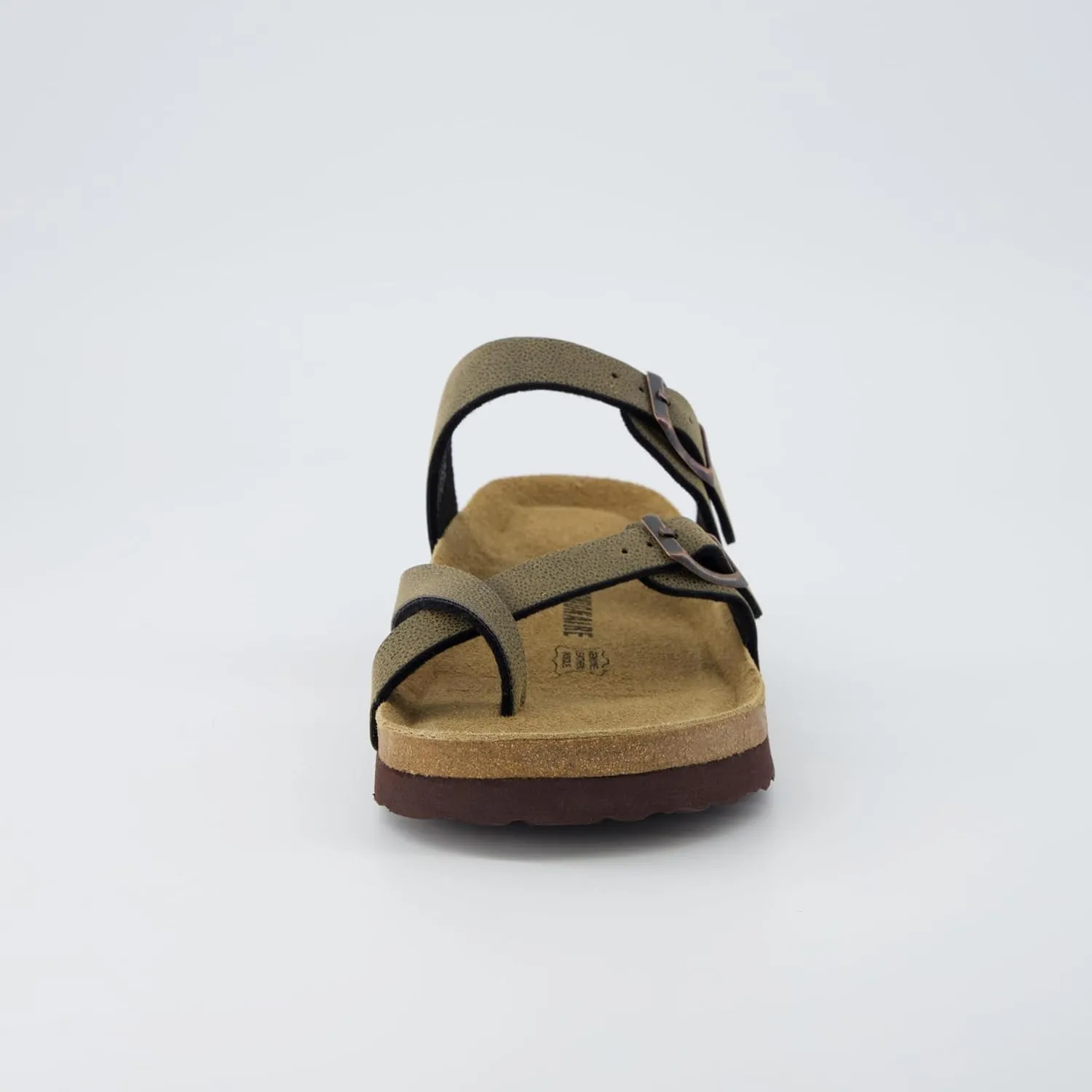 CUSHIONAIRE Women's Luna Cork Footbed Sandal With  Comfort