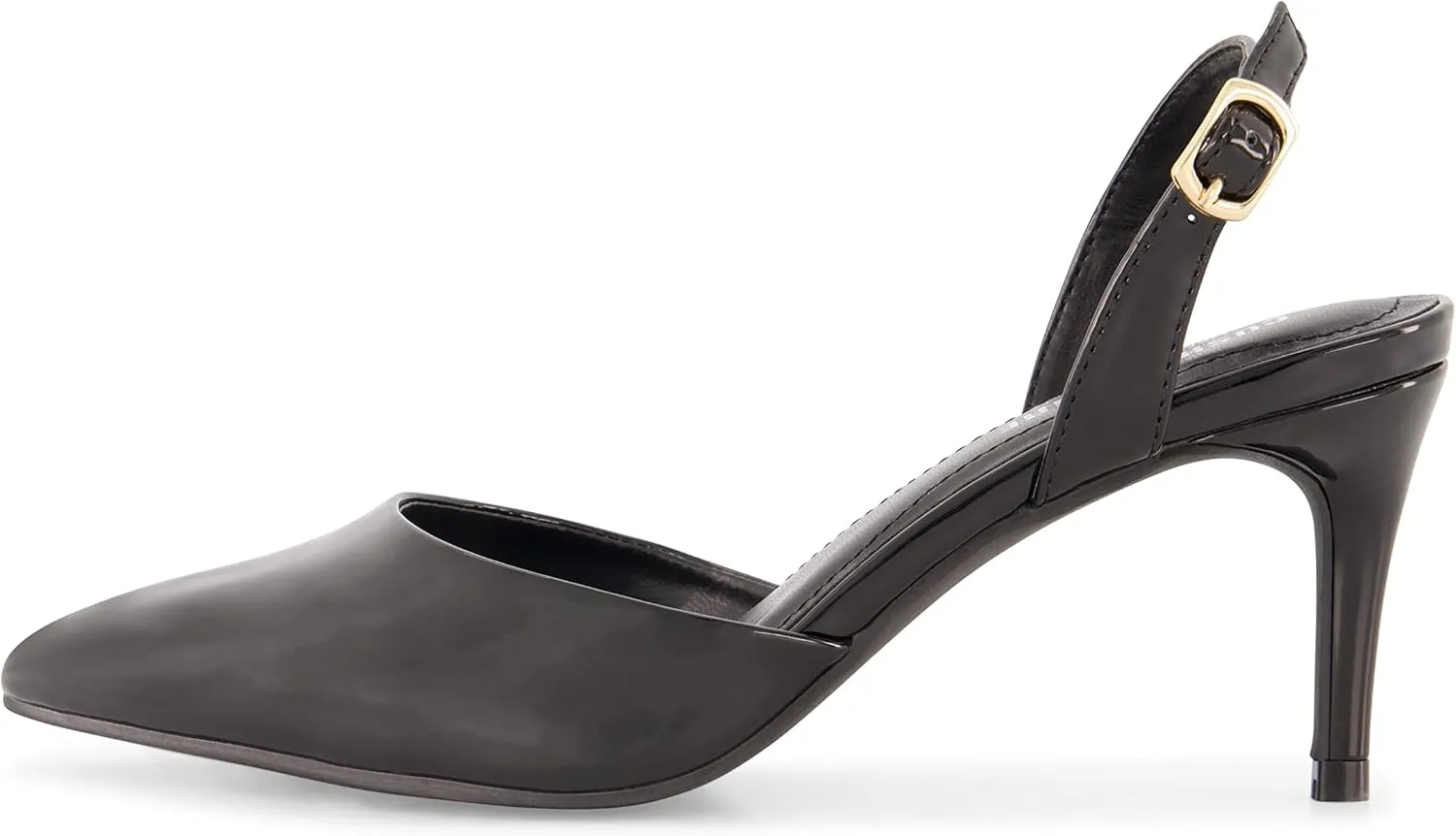 CUSHIONAIRE Women's Petula Sling Back Dress Pump  Memory Foam, Wide Widths Available
