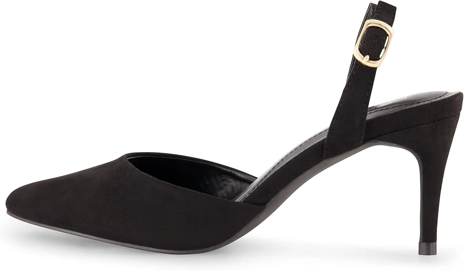 CUSHIONAIRE Women's Petula Sling Back Dress Pump  Memory Foam, Wide Widths Available