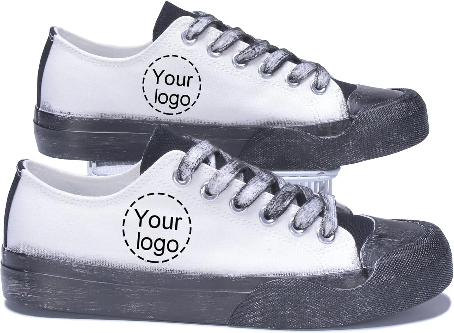 Custom Men's Canvas Low Top Fashion Sneaker Customized Personalized Cosplay Design with Photo Lace-up Classic Casual Shoes for Women Gift