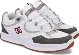 DC Men's Kalynx Zero Skate Shoe, White/RED/Grey, 7.5