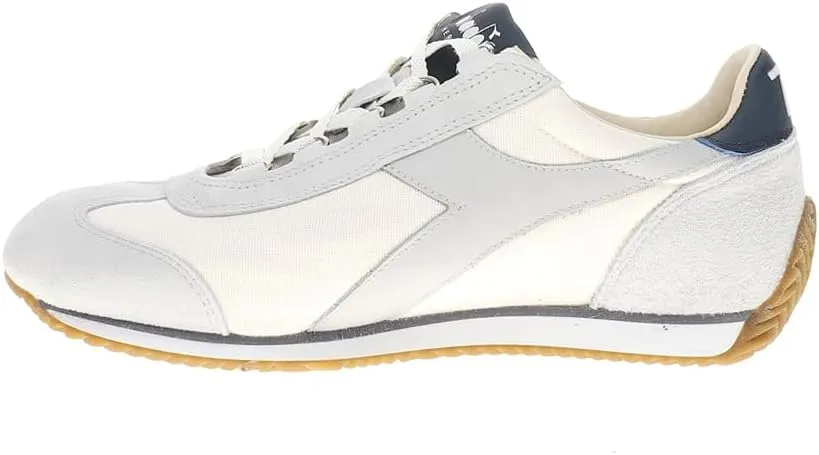 Diadora Mens Equipe Canvas Stone Wash Lace Up Sneakers Shoes Casual - Blue