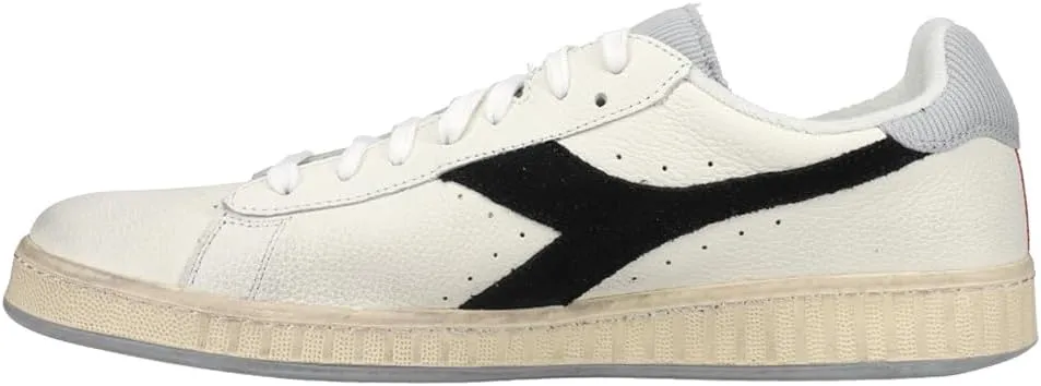 Diadora Mens Game L Low Icona Lace Up Sneakers Shoes Casual - White