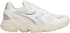 Diadora Mens Mythos Suede Lace Up Sneakers Shoes Casual - Off White, Silver, White