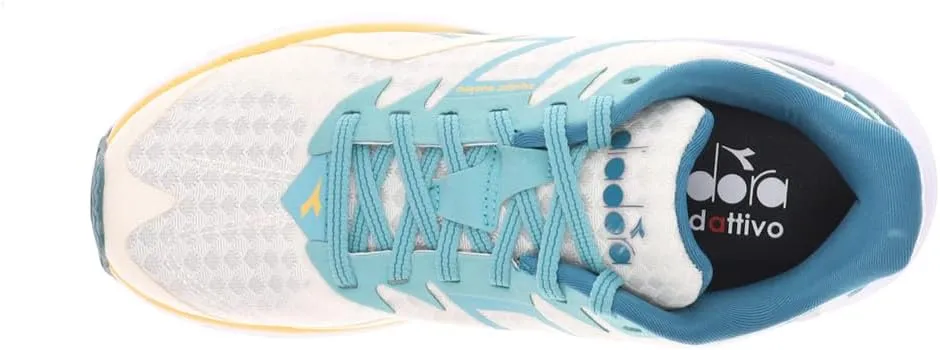 Diadora Womens Equipe Nucleo Running Sneakers Shoes - Blue, White