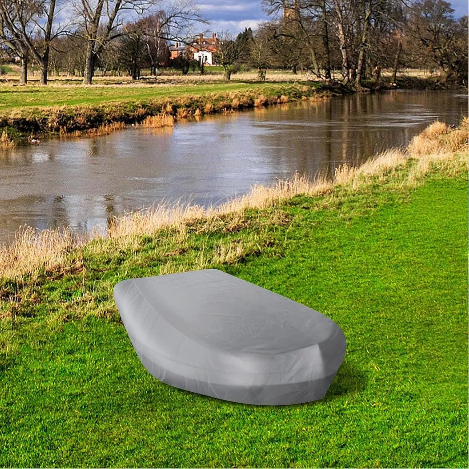 Dinghy Boat Cover 7 Sizes Boat Covers UV Resistant Small Boat Cover for Inflatable Boat and Dinghy,230 * 165 * 46cm
