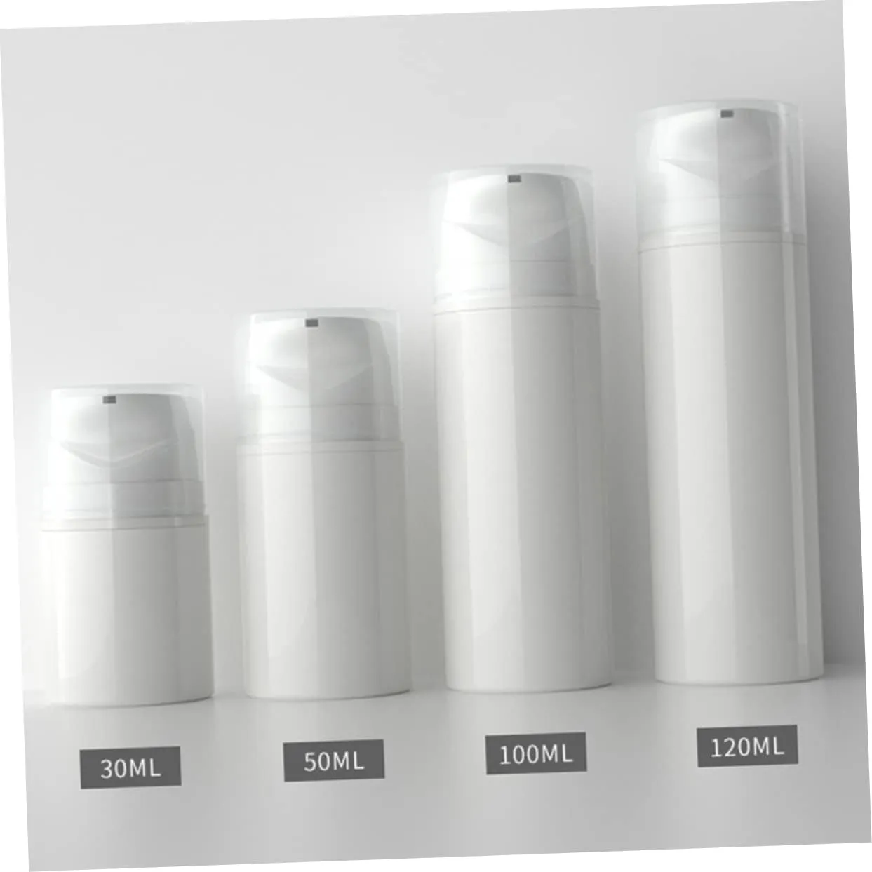 DOITOOL Travel Cosmetic Container Set 3pcs 30ml Cream Bottle Buckle Cap Lightweight Portable for Travel Needs