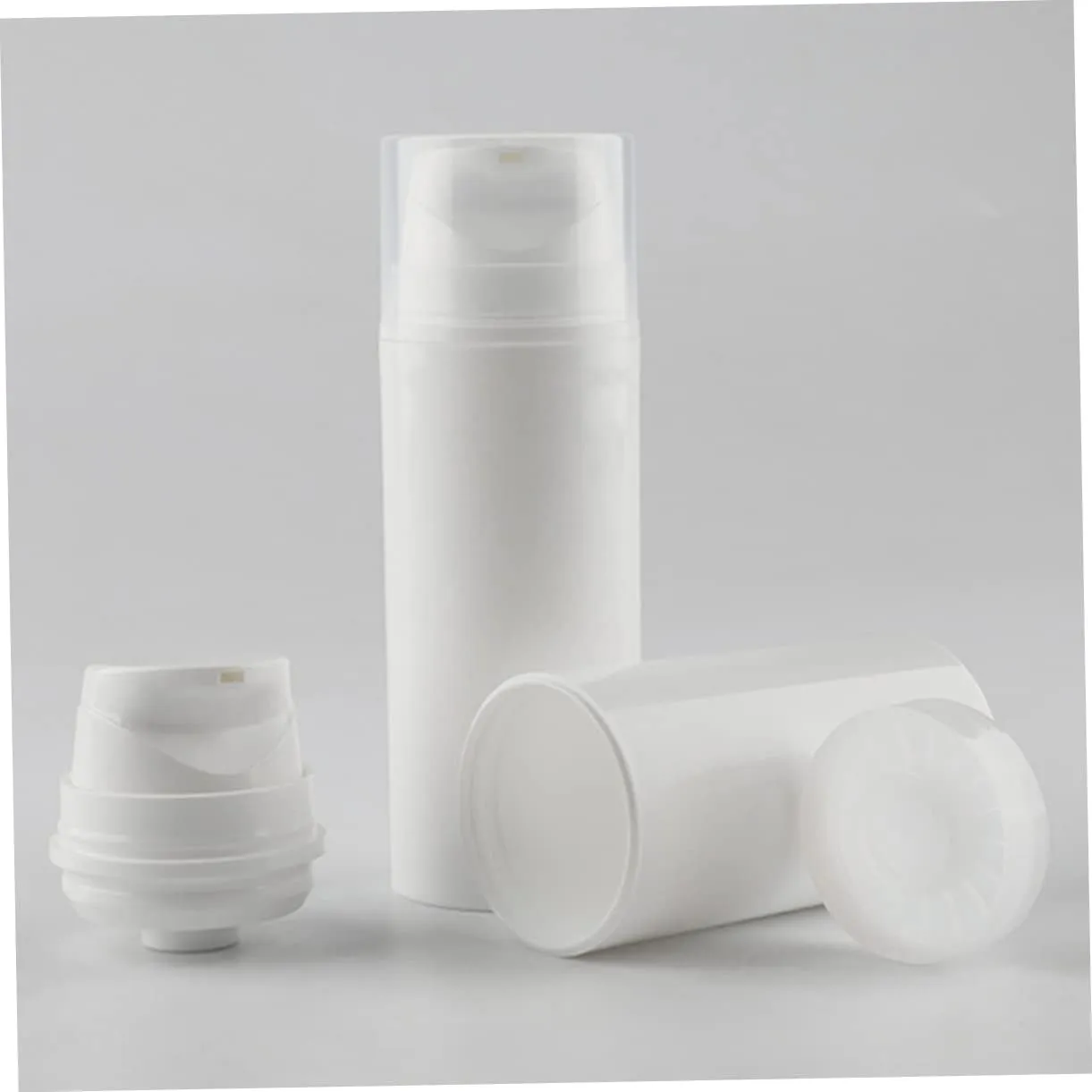DOITOOL Travel Cosmetic Container Set 3pcs 30ml Cream Bottle Buckle Cap Lightweight Portable for Travel Needs