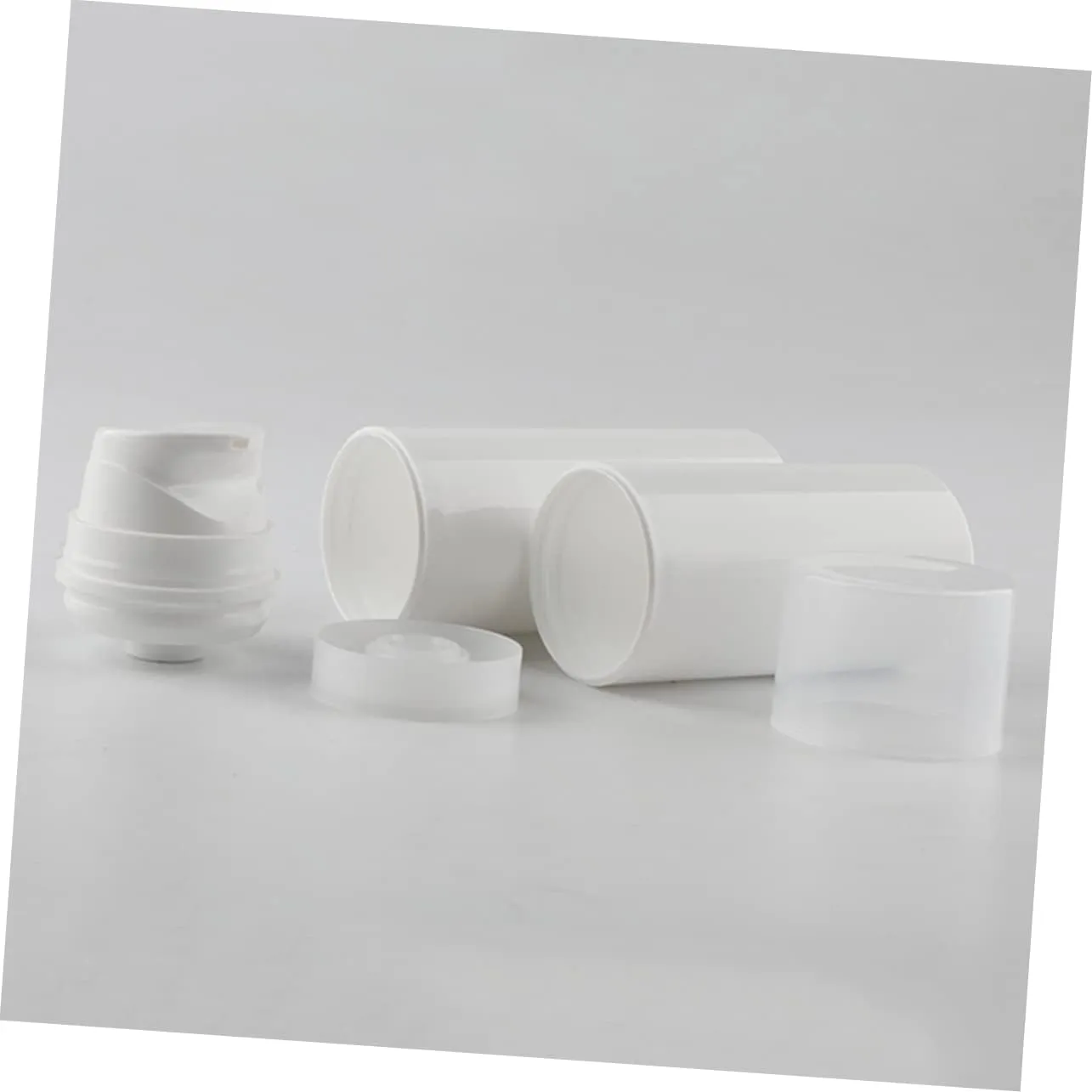 DOITOOL Travel Cosmetic Container Set 3pcs 30ml Cream Bottle Buckle Cap Lightweight Portable for Travel Needs