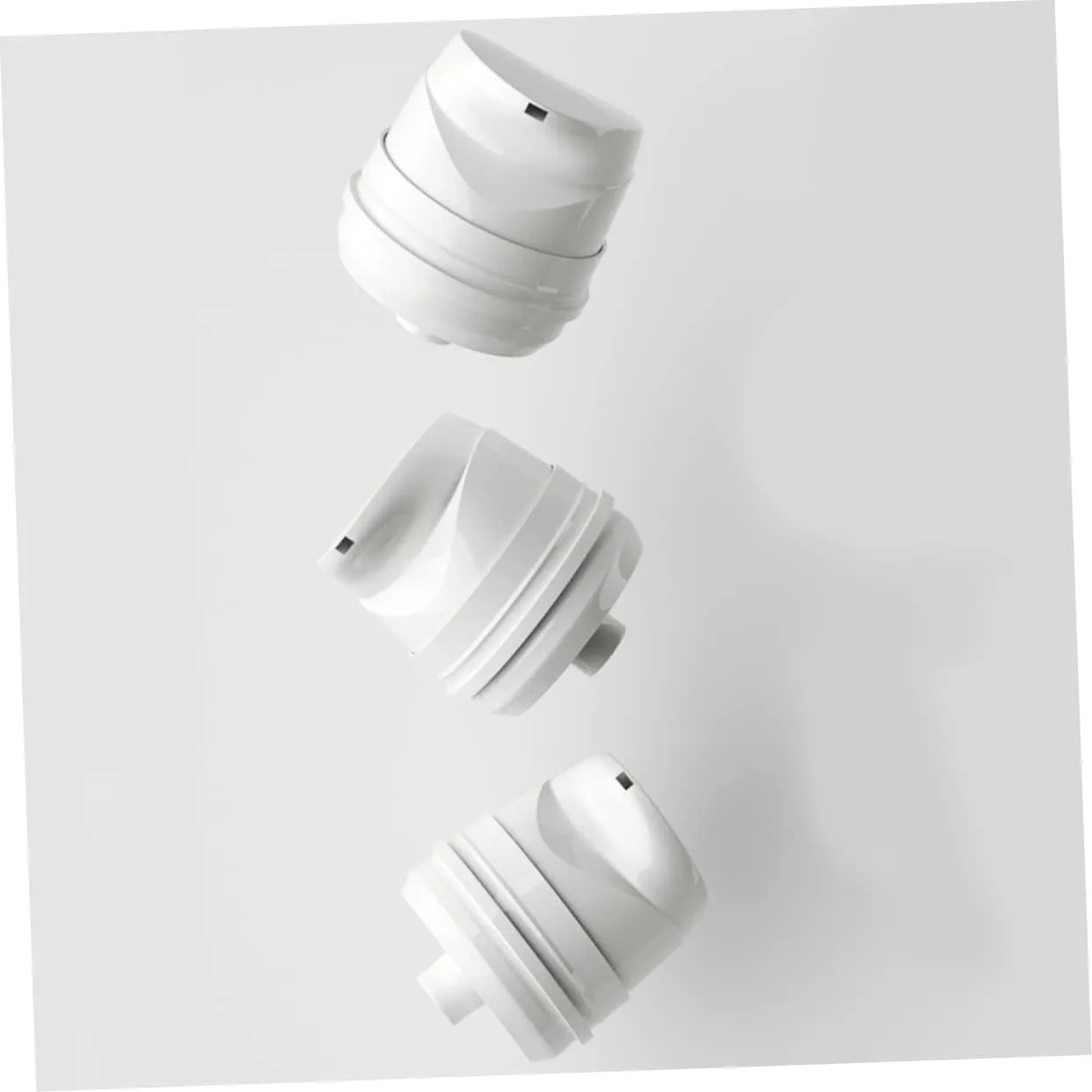 DOITOOL Travel Cosmetic Container Set 3pcs 30ml Cream Bottle Buckle Cap Lightweight Portable for Travel Needs
