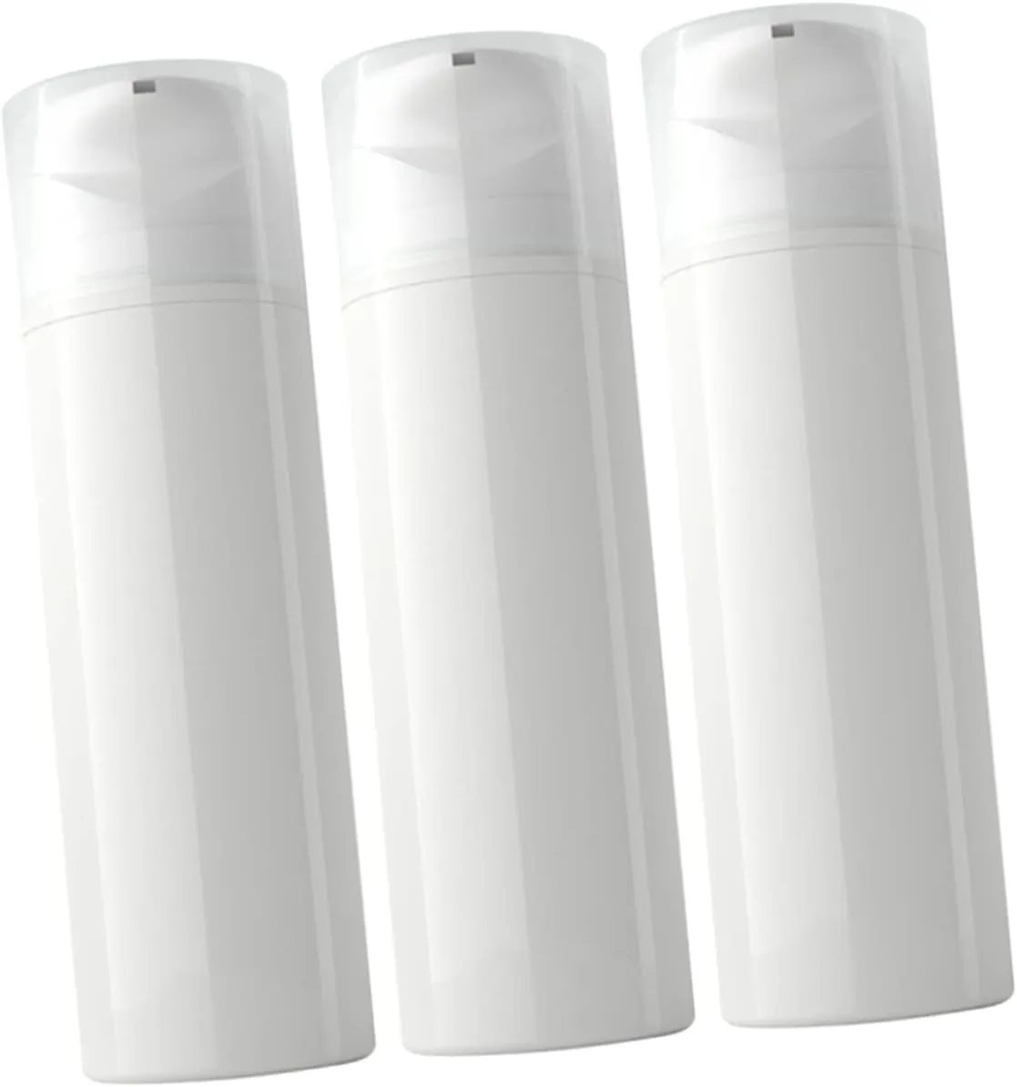 DOITOOL Travel Cosmetic Container Set 3pcs 30ml Cream Bottle Buckle Cap Lightweight Portable for Travel Needs