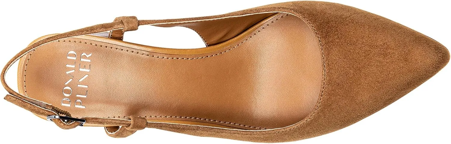 Donald Pliner Women’s SHANIE Slingback Pump Heel, 2" Block Heel Shoes for Comfort, Women’s Heels with Padded Insole