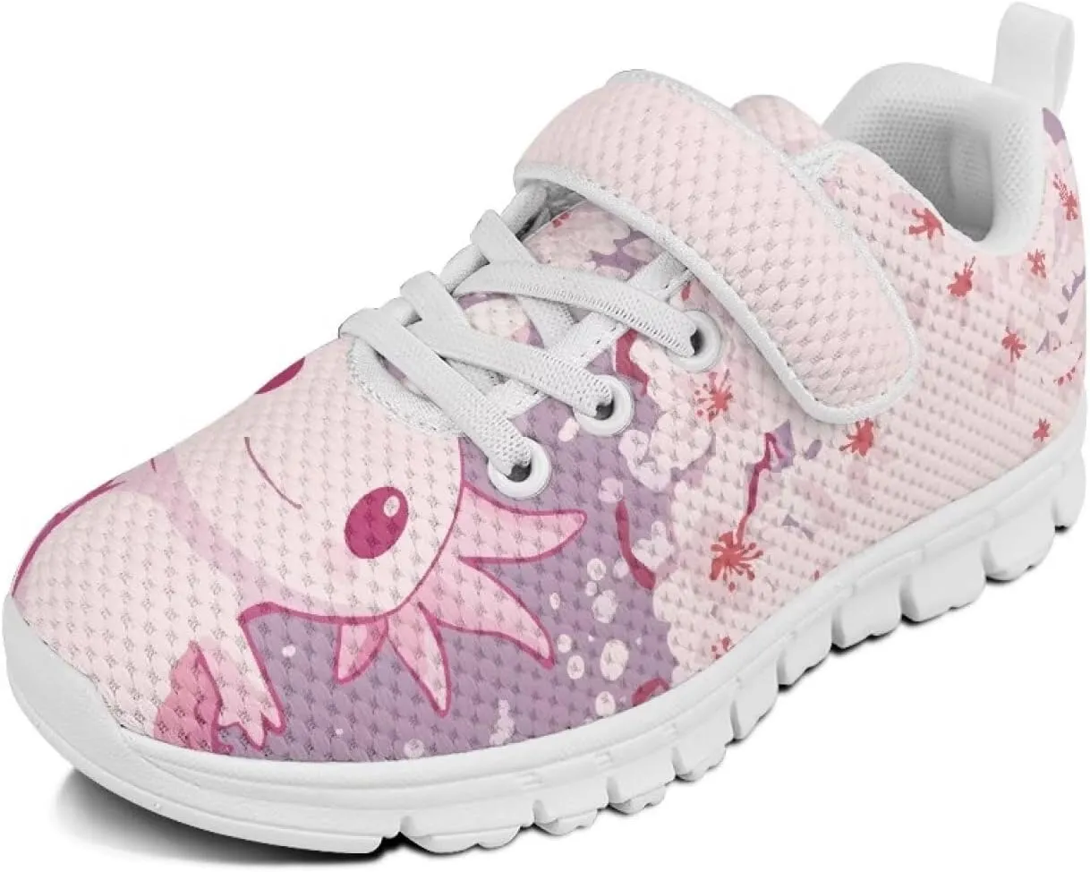 Doojoayie Slip On Shoes for Girls Tennis Shoes Wide Width Sneakers White Sole