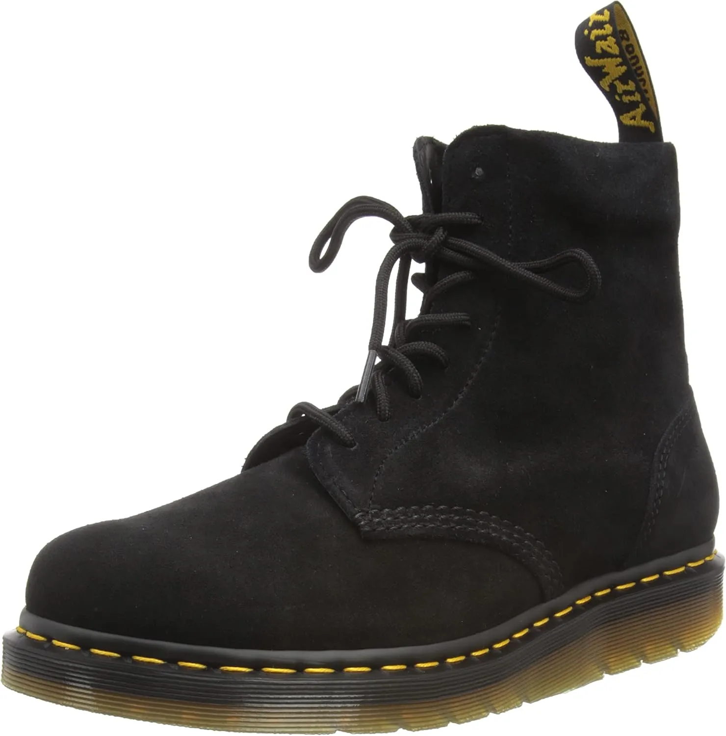 Dr. Martens Men's Berman Black E H Suede MB Amphibians